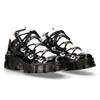 New Rock - MWALL106S4 Baskets à plateforme - Blanc/Noir Product image